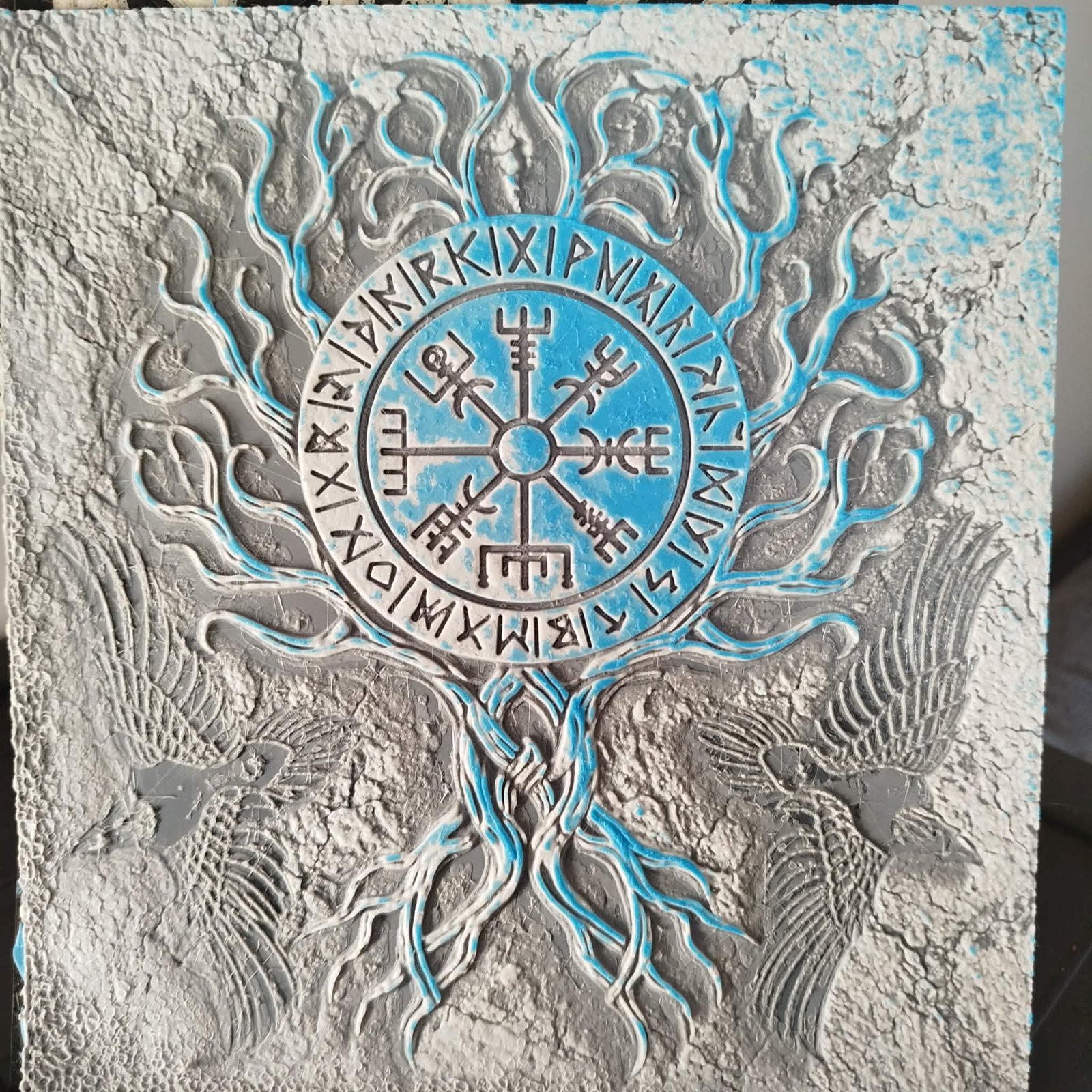 Tableau viking en relief réalisé par ArtTree Forge